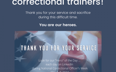TMG Celebrates Correctional Trainers During National Correctional Officers Week