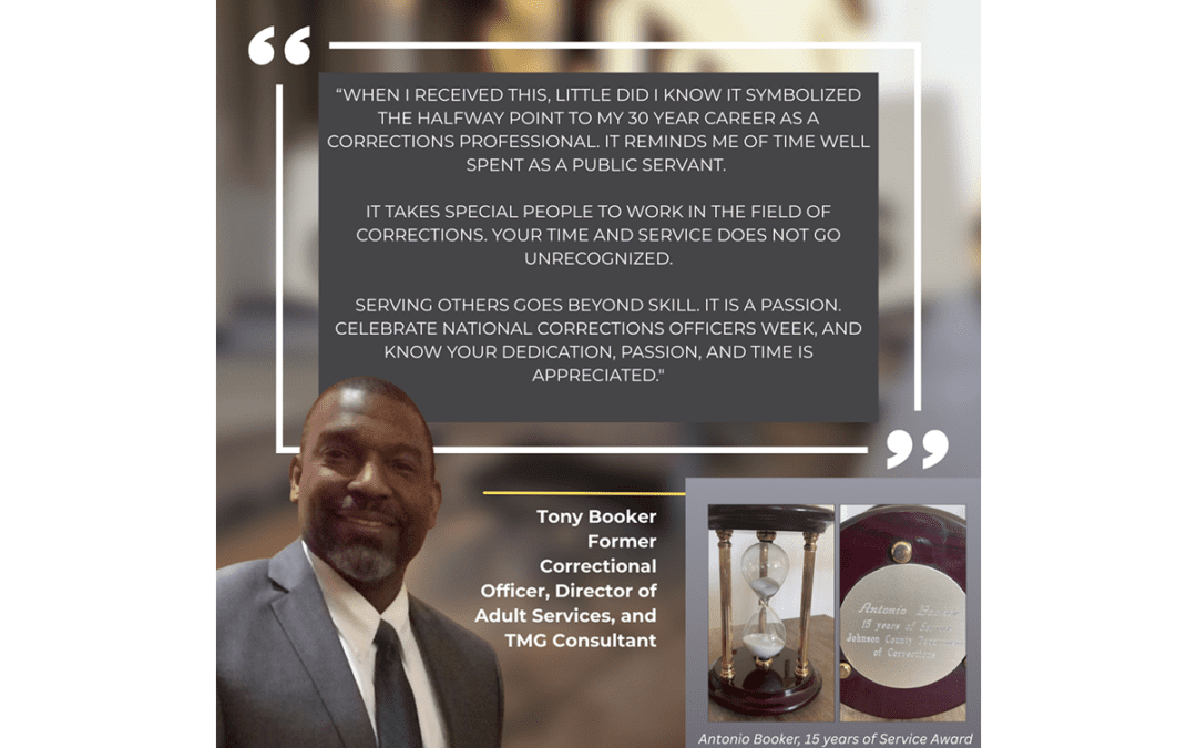 Hear from Tony Booker, a former correctional officer, on his service as a corrections professional!